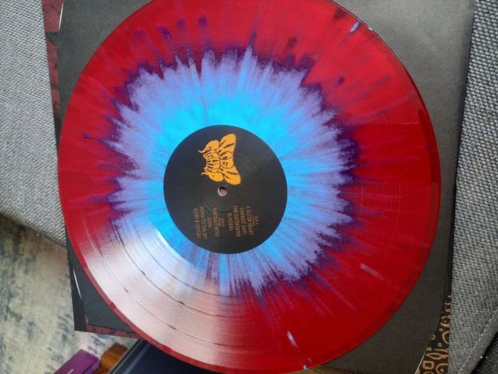HIGH FIGHTER: Scars & Crosses LP- Blue Red splatter