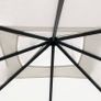 Gazebo 3x3x2.6 m Cream 160 g/sq. meter Image 4