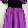 Tesco F+F witch fancy dress with hat Age 3-4 EUC Image 3