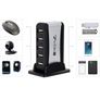 New 7 Ports Hub USB 2.0 High Speed Smart Adapter PC Computer Laptop + PSU #1371 Image 6