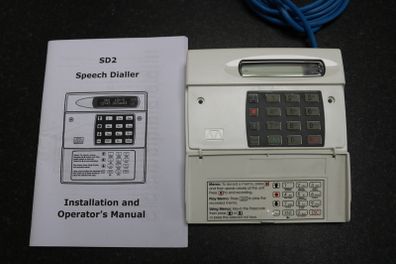 Menvier SD2 Text/Speech Dialler Intruder Home Security Alarm Communicator