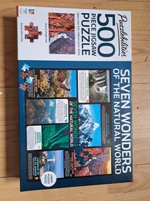 500 piece 7 wonders of the world jigsaw