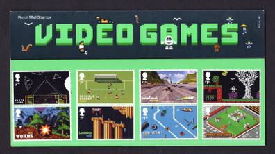 2020 Great Britain Video Games Commemorative Stamps & Tomb Raider Miniature Sheet Presentation Pack