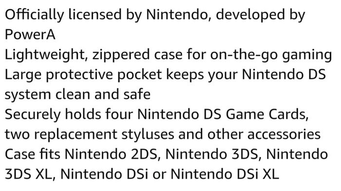 Nintendo Ds Storage case (Dc)(499)  1