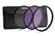 Camera 72mm 3-Piece Filter Kit with UV, Circular Polarizer and Fluorescent
