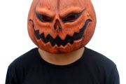 Pumpkin Mask Scary Latex Full Head Mask Fancy Dress Scarecrow Decoration Halloween Costume Party
