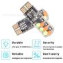 T10 RGB LED Lights W5W 194 Led Clearance light for Car T10 RGB COB 12SMD Colorful Lamp With Remote Controller T10 COB LED Bulbs Image 3