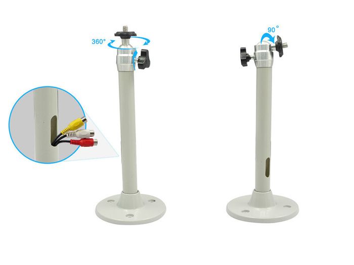 6mm Camera Monopods 21cm Projector Tripod Metal Wall Mount 1/4 Hanger Mounting Kit TD90 TD95 P62 Mini Projector Camera Bracket