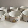 Vintage set of six matching English ramekin dishes Image 5