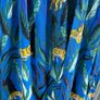 Brand new superdry blue midi dress with tiger print Image 2