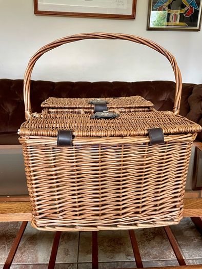 Forest Walk Wicker Picnic Basket