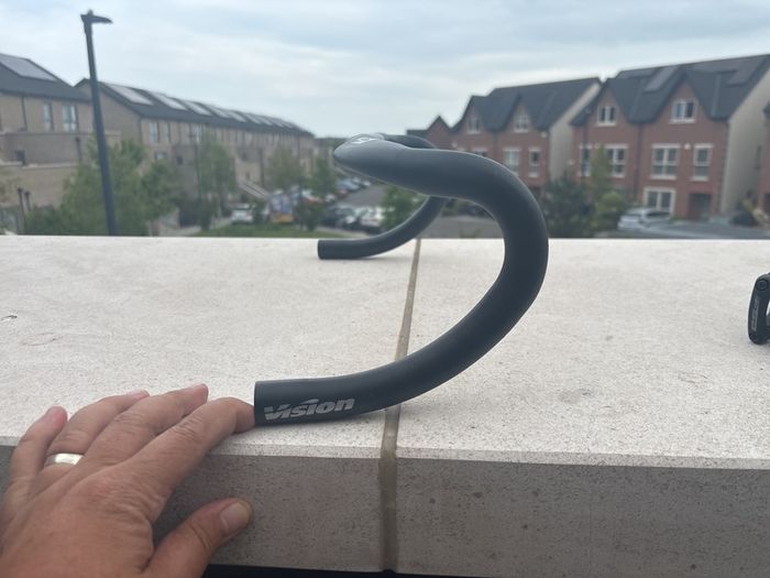 Vision Trimax alu bars 42cm with FSA ACR stem 10cm