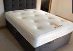 New plush divan bed & MemoryFoam Orthopaedic Mattress