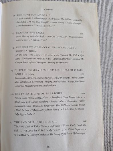 The King of Oil - Marc Rich Biography - Daniel Ammann - 2009 First Edition