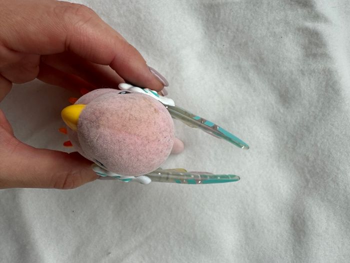 Little Live Pets Bird with Cage Rainbow Glow USed Very DIrty Please look at the pictures