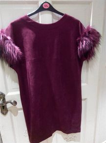 Suede Dress, 14UK