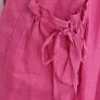 Claire DK pink linen summer with double front pocket details Sz 40 (Fit 10-12UK) - Rrp 99 (New) Image 3