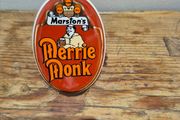 vintage Marston's Merrie Monk ceramic beer pump clip badge