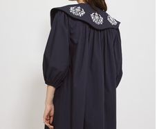 George Navy Boho mini dress Sz 14 UK - Bnwt Rrp 30