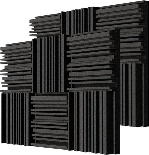 NEW SALE | Thick Acoustic Foam Panels, 30 X 30 X 5 cm 12 Pcs Broadband Sound Absorbing Foam