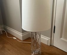 Galway crystal lamp