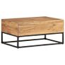 Coffee Table 90x60x40 cm Solid Acacia Wood Image 6