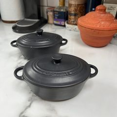 4 Le Creuset Mini Casserloe Oval Dishes