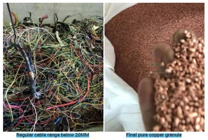 NEW 220v Copper Wire Crusher granulator Copper Cable Granulator