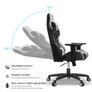 Gaming Chair 360 Swivel Ergonomic Racing-Style Image 3