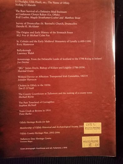 Offaly Heritage. Volume 1
