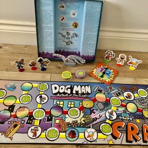 Dog Man Attack of the Fleas board Game