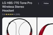 LG HBS-770 Tone Pro Wireless Stereo Headset