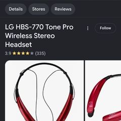 LG HBS-770 Tone Pro Wireless Stereo Headset
