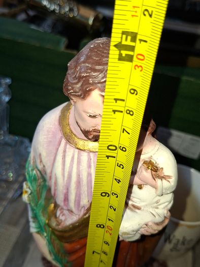 Beautiful Old Statue of Saint Joseph holding Baby Jesus, Postage Available or Collection