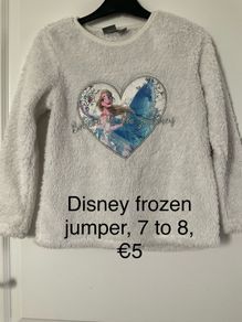 Disney frozen jumper, 7 to 8