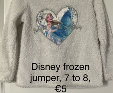 Disney frozen jumper, 7 to 8