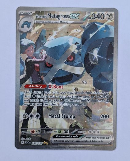 Pokemon Card - Stevens Metagross EX 289/217 SIR - Ascended Heroes - PSA 10 potential