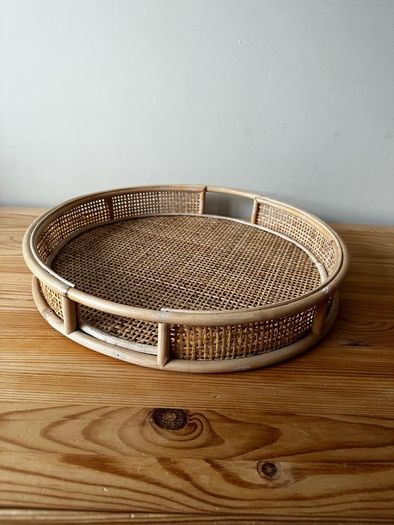 Rattan Round Tray