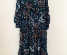 Paisley Boho Midi Dress REFKA