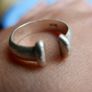 Vintage Sterling Silver Ring 5.g Image 2