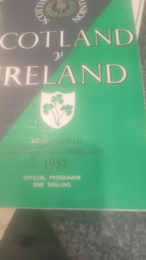 Rare Irish Rugby Programmes