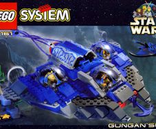 Lego Star Wars 7161: Gungan Sub (1999) 100% Complete (NO BOX)