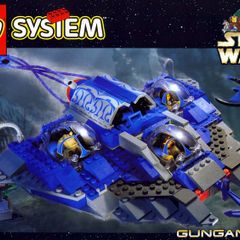Lego Star Wars 7161: Gungan Sub (1999) 100% Complete (NO BOX)