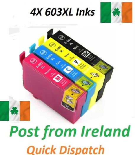 Ink 603xl Cartridge For Epson Wf-2810dwf Wf-2830dwf Wf-2835dwf Wf-2850 XP2100 XP 2105 XP 3100 XP 4100 XP 4105