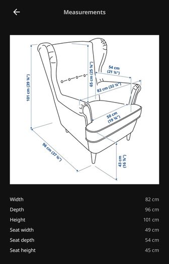 IKEA Strandmon chair