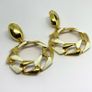 Vintage Enameled Costume Earrings Image 3