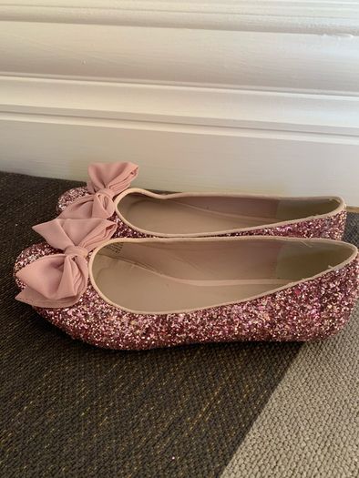 Pink Sparkly Monsoon Shoes