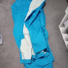 Blue curtains