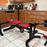 Fantastic Gym Weightlifting Set, Squat Rack, Bench, Preacher, Leg Developer, Weights, Bars + More!! Image 6