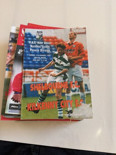 Shelbourne F.C. Football Programmes. Bundle. 24. Late 1990s Early 2000s.